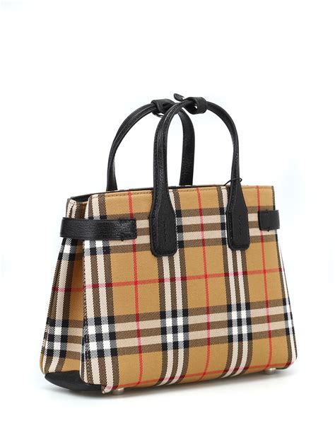 burberry small banner vintage check &|Burberry Vintage Check Small Banner Bag Handbags.